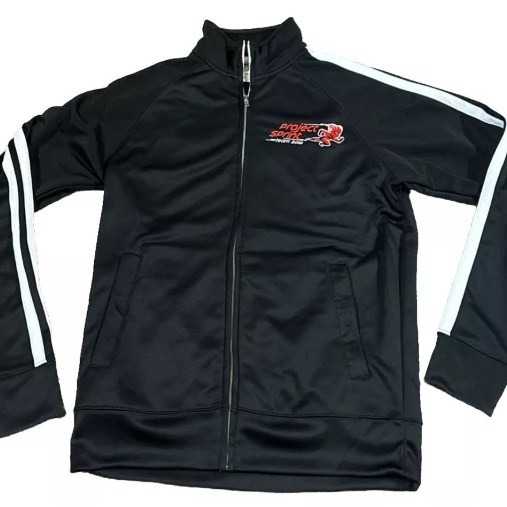 Walt Disney Imagineering Exclusive Black Track Jacket Rare Pixar Project Sprint